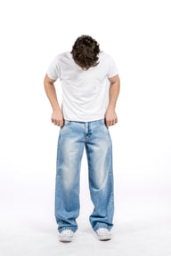 Rama 5 Pocket Baggy Fit Denim with Light Wash