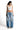 Navari 5 Pocket Low Rise Baggy Fit Denim Light Wash with Interchangeable Patches