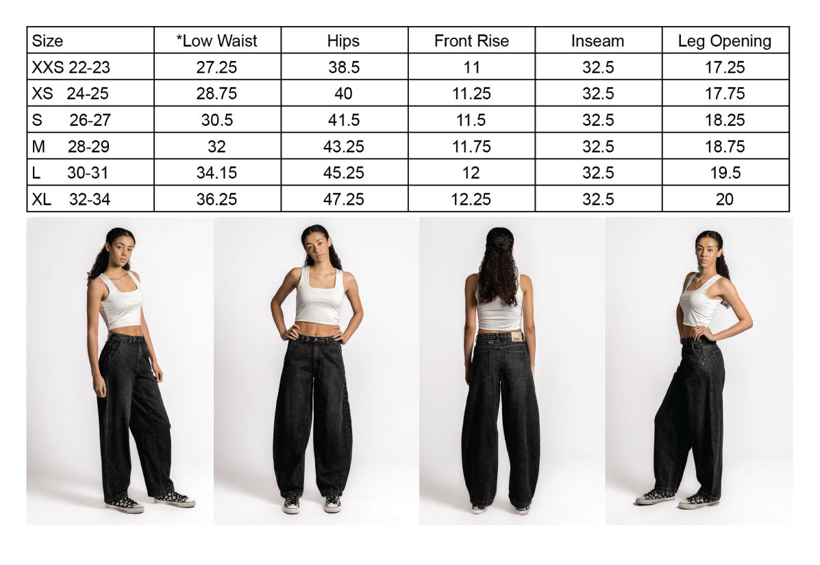 Vora High Waist 4 Pocket Acid Washed Black Denim with Snap Details